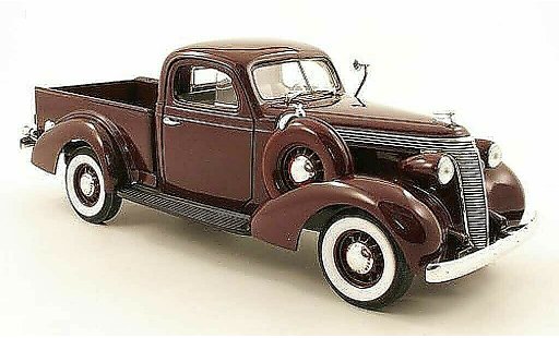 Studebaker Coupe Express 1937 1/18 Yat Ming pick up rojo coche miniatura