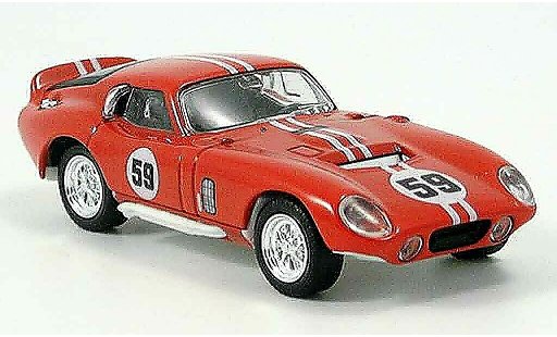 Shelby Daytona Coupe Base 1/43 Yat Ming No.59 rojo 1965 coche miniatura