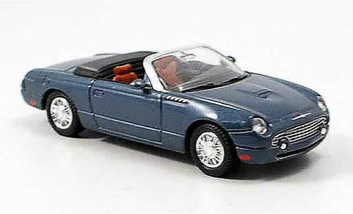 Ford Thunderbird Retro 1/43 Yat Ming abierto antracita coche miniatura