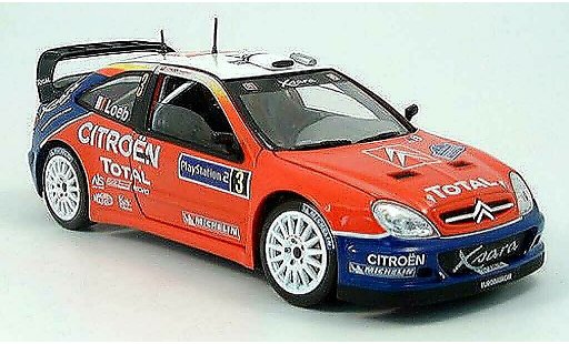 Citroen Xsara WRC 2004 1/18 Solido no.3 total ganador tour de corse coche miniatura
