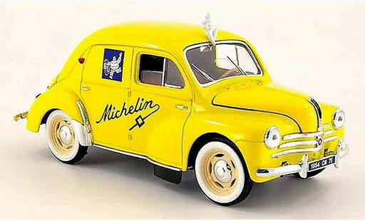 Renault 4CV Base 1/18 Solido michelin 1954 coche miniatura