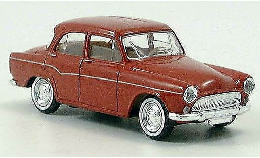 Simca Aronde Base 1/43 Solido negro-rojo 1960 coche miniatura
