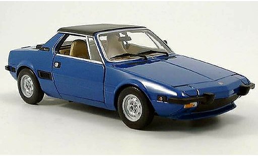 Fiat X 1/9 Targa 1/18 Minichamps azul 1972 coche miniatura