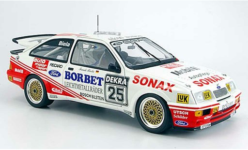 Ford Sierra RS 500 1/18 Minichamps sonax dtm biela 1989 coche miniatura