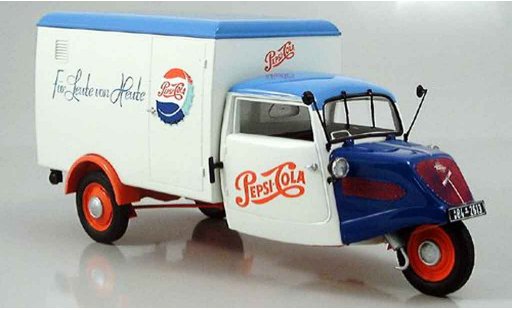 Tempo Dreirad Base 1/18 Minichamps maleterowagen pepsi coche miniatura
