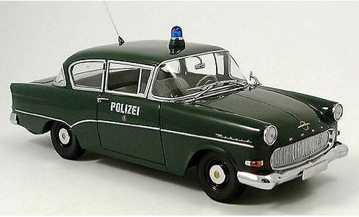 Opel Rekord P1 1/18 Minichamps police 1958 coche miniatura