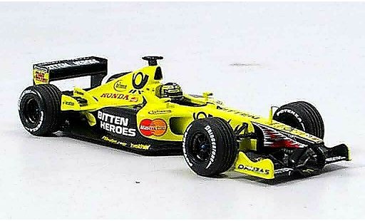Honda F1 Base 1/43 Minichamps Jordan Mugen EJ 11 Frentzen 2001 coche miniatura