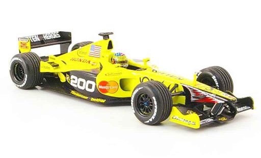 Honda F1 Base 1/43 Minichamps Jordan Mugen EJ 11 Alesi 200. GP 2001 coche miniatura