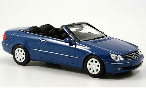 Mercedes Classe CL Cabriolet 1/43 Minichamps K Descapotable azul 2003 coche miniatura