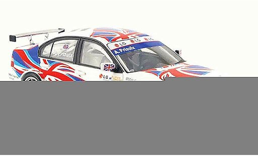 Bmw 320 etcc 1/43 Minichamps E46 i ganador Priaulx 2004 coche miniatura