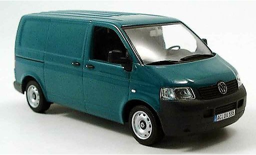 Volkswagen Combi Base 1/43 Minichamps t5 transporter verde 2003 coche miniatura