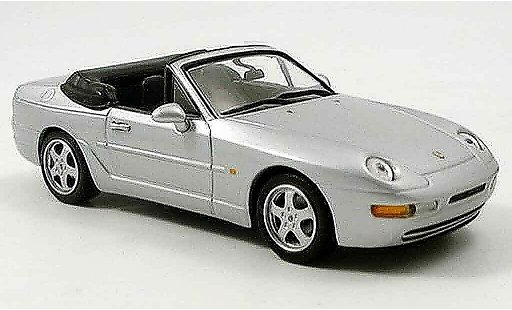 Porsche 968 Cabriolet 1/43 Minichamps Descapotable gris metallisee 1994 coche miniatura