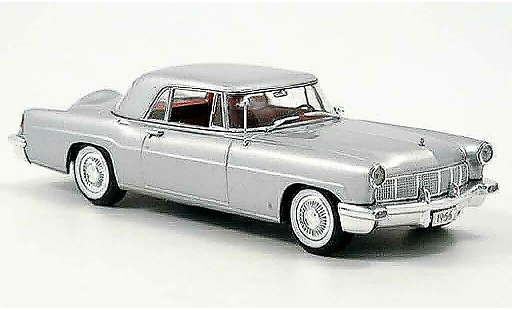 Lincoln Continental 1956 1/43 Minichamps MK II gris coche miniatura