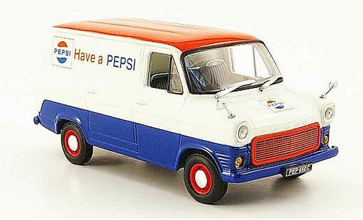 Ford Transit Kastenwagen 1/43 Minichamps Furgoneta Pepsi Cola 1971 coche miniatura