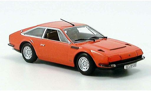 Lamborghini Jarama Base 1/43 Minichamps naranja 1974 coche miniatura