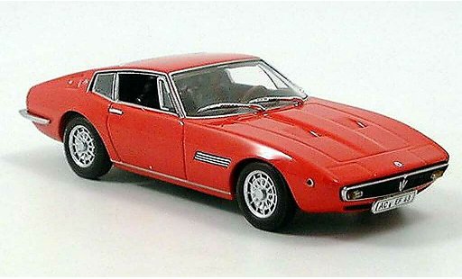 Maserati Ghibli coupe 1/43 Minichamps rojo 1969 coche miniatura