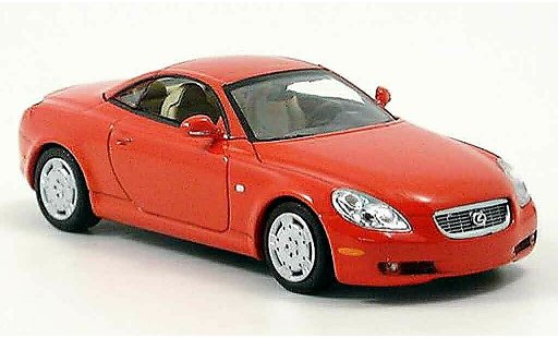 Lexus SC 430 1/43 Minichamps Descapotable rojo 2001 coche miniatura