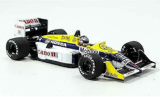 Honda F1 Base 1/43 Minichamps Williams FW 11 B N. Mansell 1987 coche miniatura