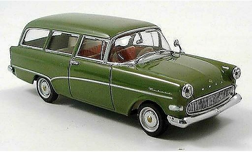 Opel Rekord P1 1/43 Minichamps P 1 Familiar verde 1958 coche miniatura