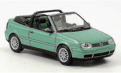 Volkswagen Golf Cabriolet 1/43 Minichamps verde 1999 coche miniatura
