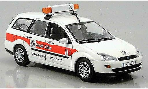 Ford Focus Turnier 1/43 Minichamps Ordnungsamt Koln 1997 coche miniatura