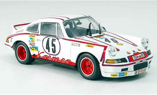 Porsche 911 RSR 1/43 Minichamps Carrera ganador LeMans Kremer Schickentan 1973 coche miniatura