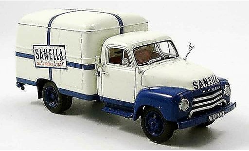 Opel Blitz Type A 1/43 Minichamps 175 t maletero sanella coche miniatura