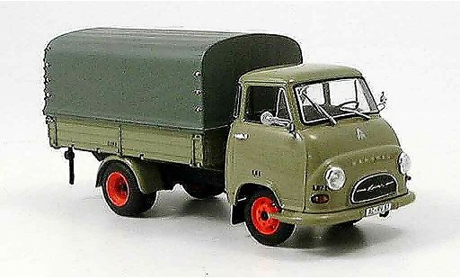 Hanomag Kurier Pritsche 1/43 Minichamps plataforma gris negro coche miniatura