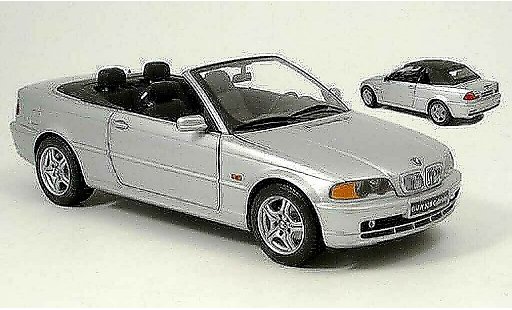Bmw 328 cabriolet 1/18 Kyosho E46 ci gris coche miniatura