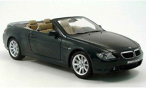 Bmw 645 Cabriolet 1/18 Kyosho E64 ci verde coche miniatura