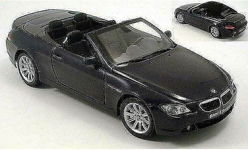 Bmw 645 Cabriolet 1/18 Kyosho E64 ci azul fonc coche miniatura