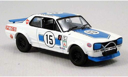 Nissan Skyline 2000 1/43 Kyosho GTR racing azul coche miniatura