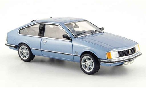 Opel Monza Base 1/43 Schuco azul coche miniatura