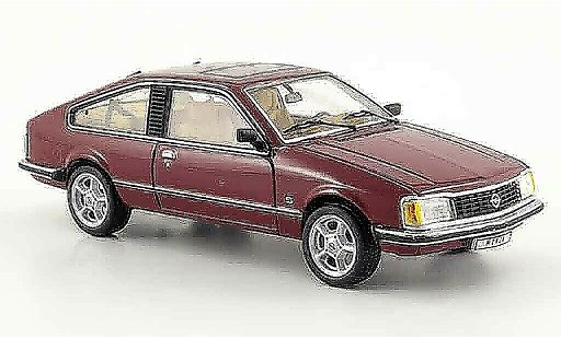 Opel Monza Base 1/43 Schuco rojo coche miniatura