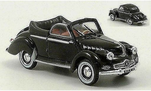 Panhard Dyna X 1950 1/43 Norev Descapotable negro coche miniatura