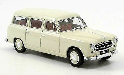 Peugeot 403 Break 1/43 Norev Familiar beige 1955 coche miniatura