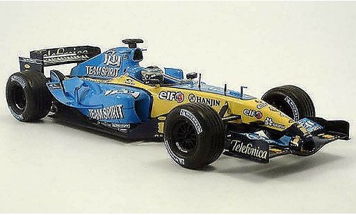 Renault F1 2005 1/18 Hot Wheels g. fisica coche miniatura