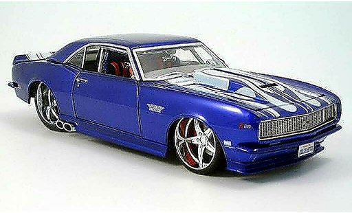 Chevrolet Camaro Z28 1/18 Maisto azul/blanco tuning 1968 coche miniatura