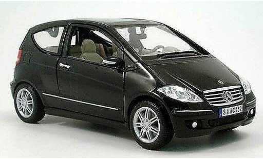 Mercedes Classe A Base 1/18 Maisto noir 3-turer 2005 coche miniatura