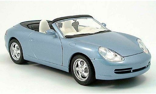 Porsche 911 Cabriolet 1/18 Solido Descapotable azul metallized 1998 coche miniatura