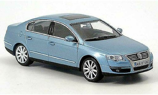 Volkswagen Passat B6 1/43 Minichamps azul 2005 coche miniatura