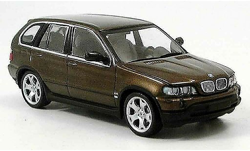Bmw X5 E53 1/43 Minichamps verde 1999 coche miniatura