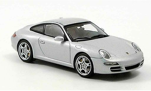 Porsche 911 Carrera 1/43 Autoart gris metallisee coche miniatura