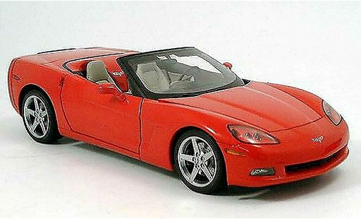 Chevrolet Corvette Convertible 1/18 Autoart C6 (c6) rojo coche miniatura