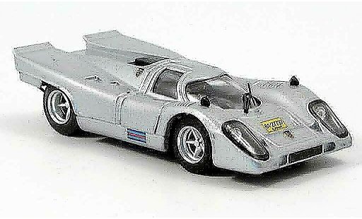 Porsche 917 1975 1/43 Brumm Stra?enversion gris metallisee coche miniatura