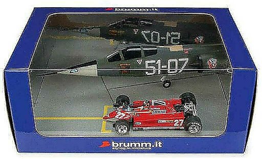 Ferrari 126 CK 1/43 Brumm Turbo Starfighter Duel Villeneuve coche miniatura