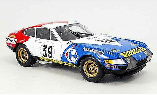 Ferrari 365 GTB/4 1/18 Kyosho no. 39 lm ganador carefour 1972 coche miniatura