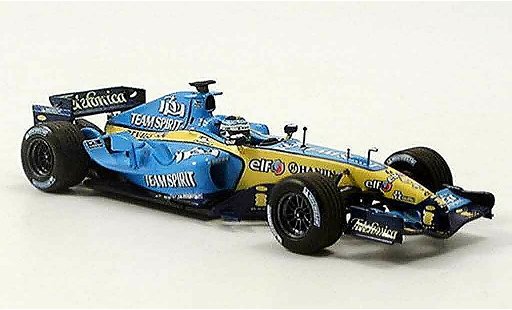 Renault F1 2005 1/43 Minichamps r25 fisica coche miniatura