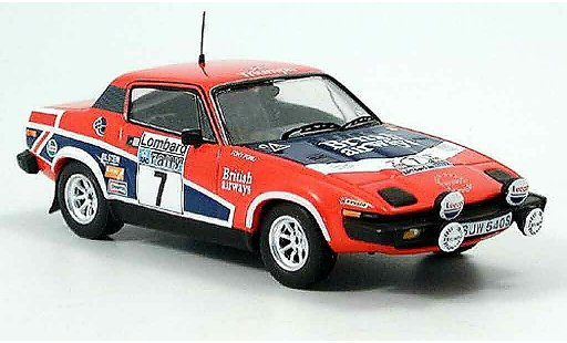 Triumph TR7 1978 1/43 Trofeu RAC Pond Gallagher coche miniatura