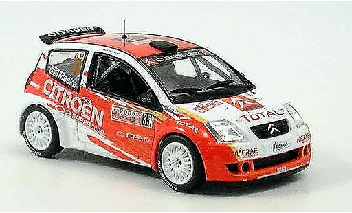 Citroen C2 S1600 1/43 Norev montecarlo 2005 coche miniatura